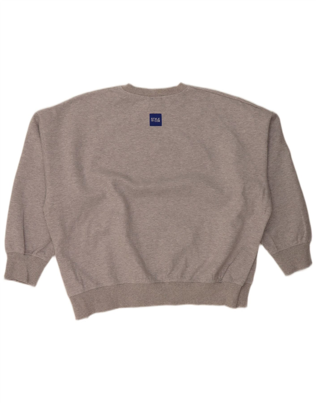 Übergroßer Grafik-Sweatshirtpullover von ZARA für Damen, Gr. 14, Mittelgrau meliert