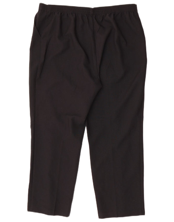 Marks & Spencer Damen-Kurzhose UK 18 XL W38 L26 Schwarz Polyester