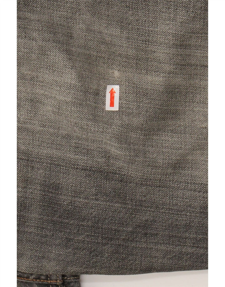 LEVI'S Herren 505 Straight Jeans W33 L30 Graue Baumwolle