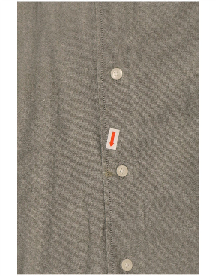 Timberland Herren Slim Fit Hemd Große graue Baumwolle