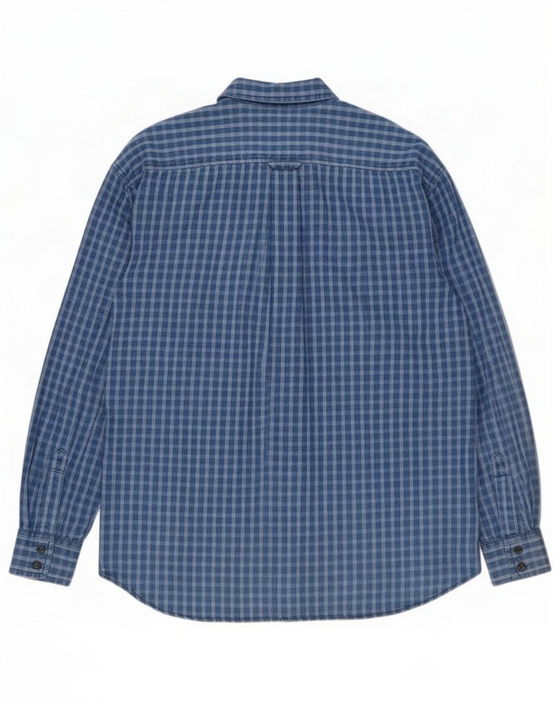 Lee Herrenhemd XL, blau kariert, Baumwolle