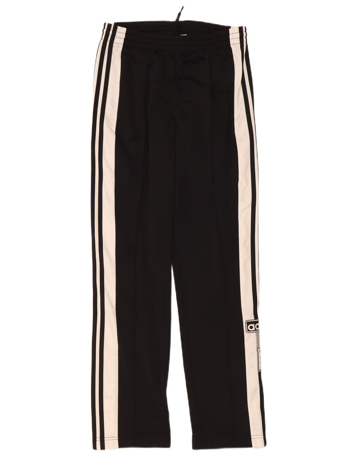 Adidas Herren-Trainingshose mit Grafik, Größe S, Schwarz, Colourblock-Polyester