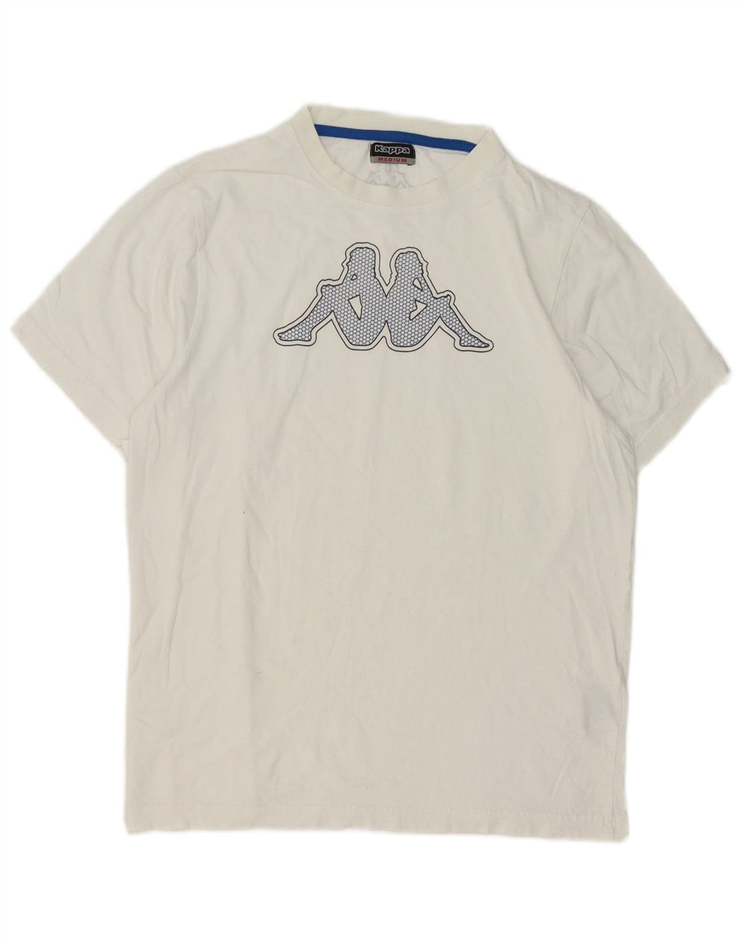Kappa Herren-T-Shirt mit Grafik, mittelweiße Baumwolle