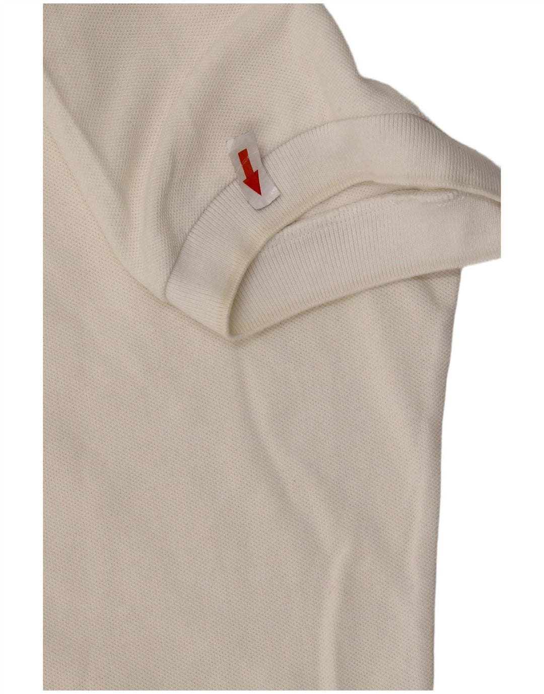Lacoste Damen Poloshirt Größe 46 XL Weiße Baumwolle