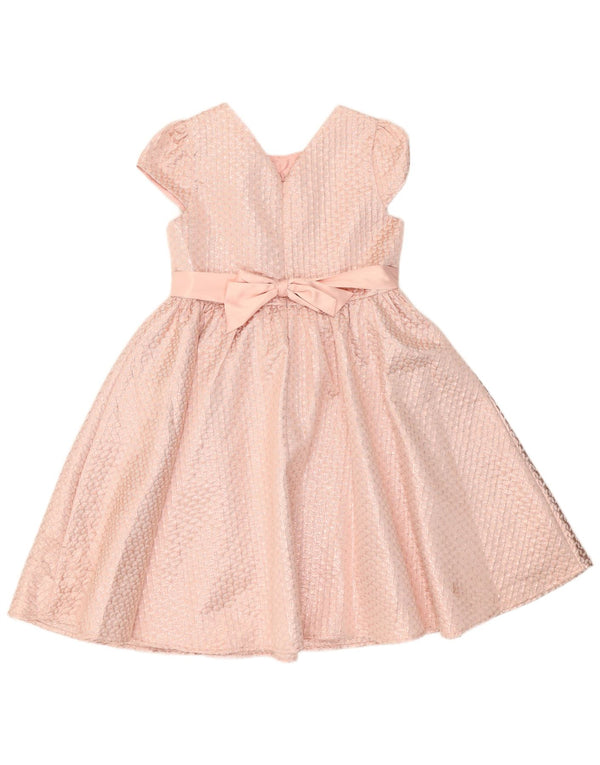 Monsoon Prinzessinnenkleid für Mädchen, kurzärmelig, 10–11 Jahre, rosa, Polyester