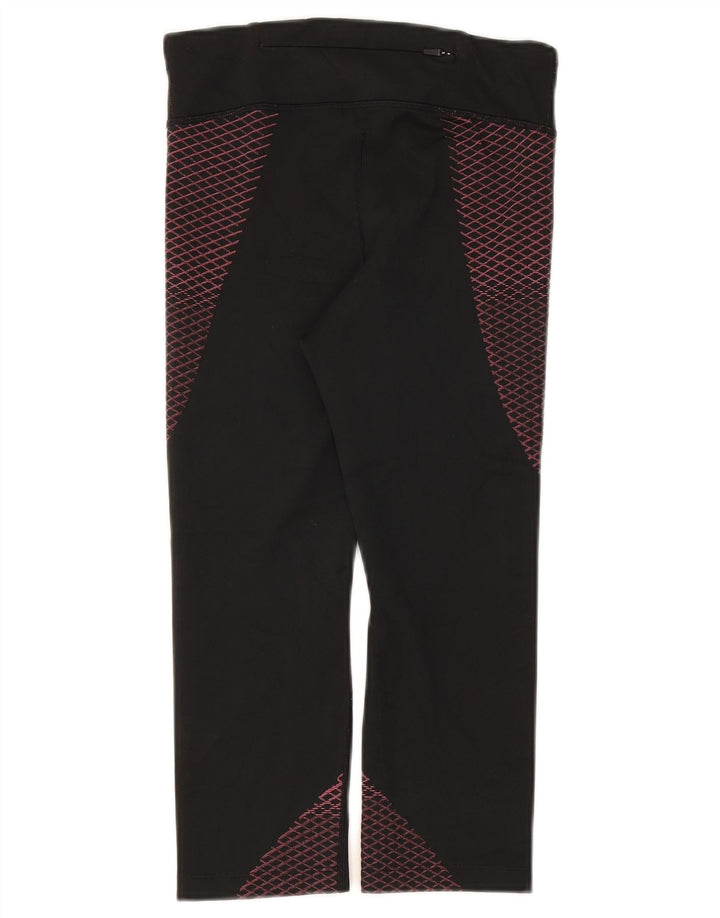 Nike Damen Dri Fit Capri-Leggings, Größe S, Größe S, schwarz, geometrisch, Polyester