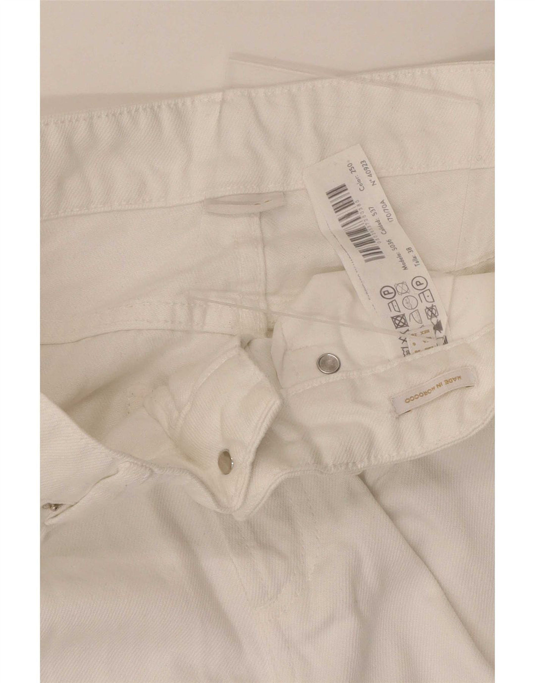 Massimo Dutti Damen Loose Jeans EU 38 Small W28 L31 Weiß