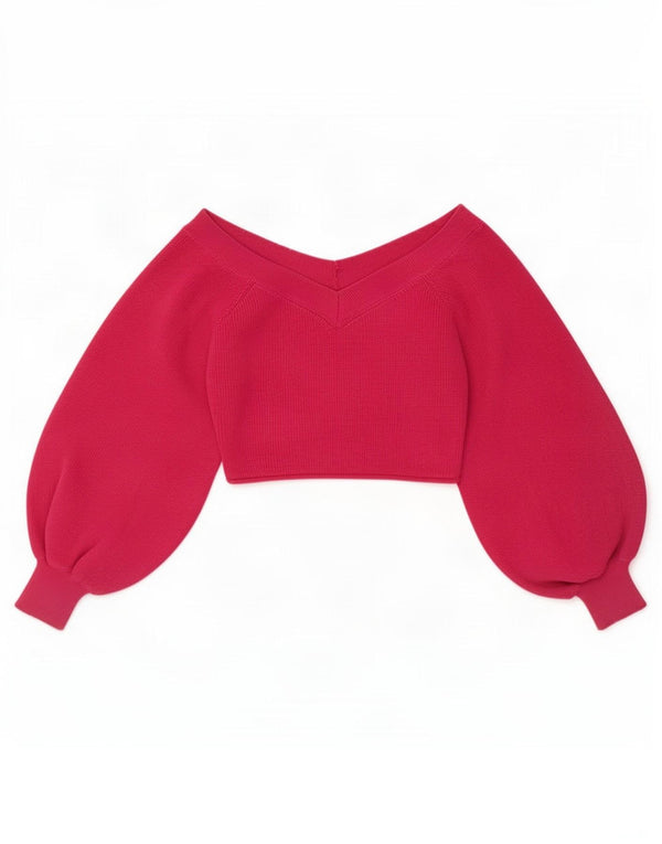 Zara Damen Bolero-Pullover UK 8 Small Rosa Viskose