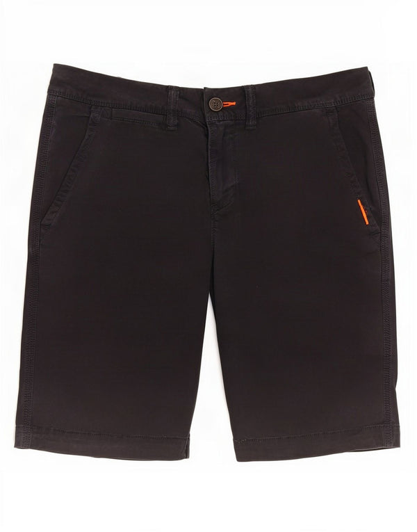 Superdry Herren Slim Fit Chinoshorts W30 Mittelschwarze Baumwolle