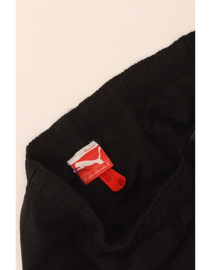 Puma Herren-Trainingshose mit Grafik, mittelgroß, Schwarz