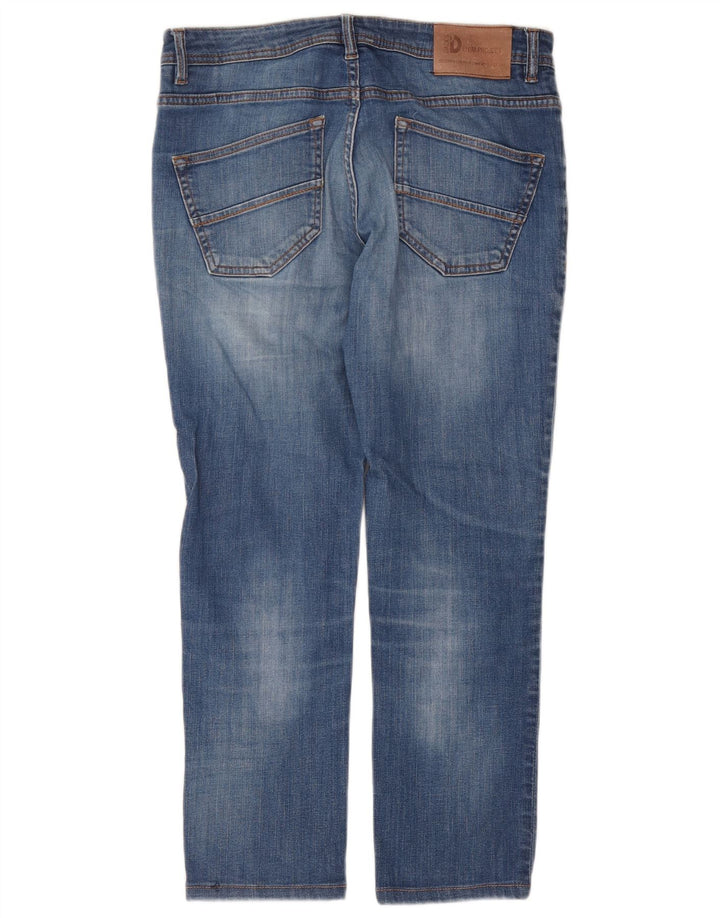 Dack's Damen Crop Slim Jeans IT 48 XL W32 L26 Blaue Baumwolle