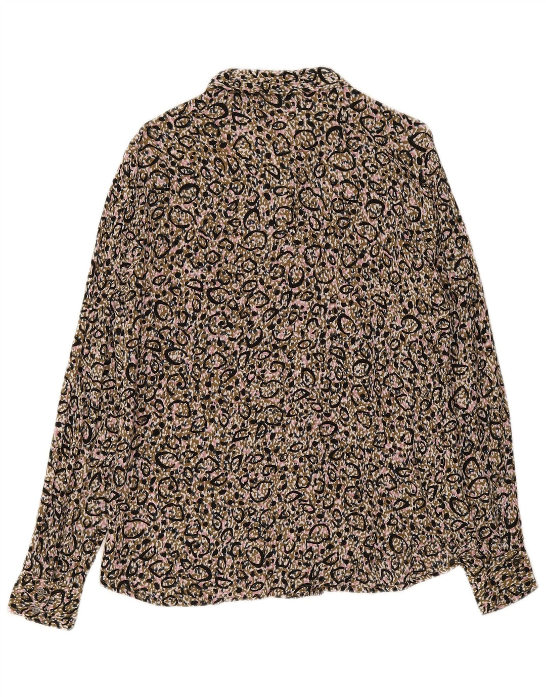 Garcia Womens Abstract Pattern Shirt UK 10 Small Mehrfarbige Viskose