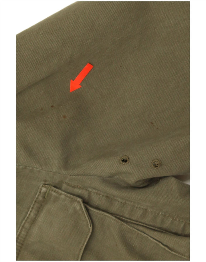 Vintage Herren Militärjacke UK 38 Medium Khaki