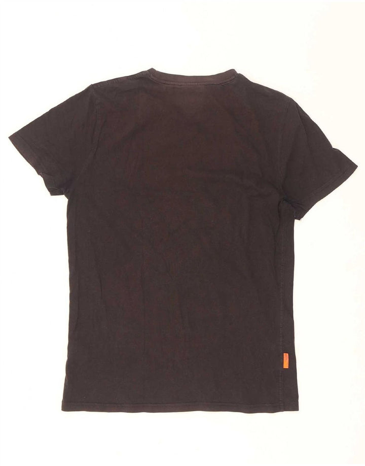 Superdry Herren T-Shirt Top XL Schwarz Baumwolle