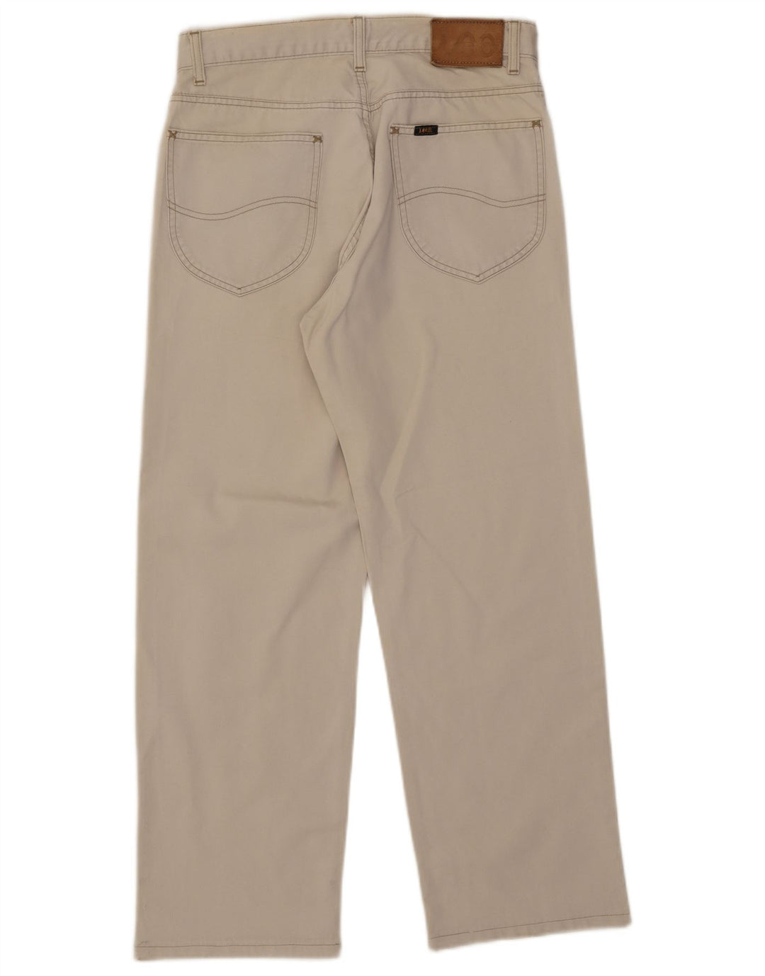 Lee Herren Chicago Straight Jeans W32 L27 Off White Cotton