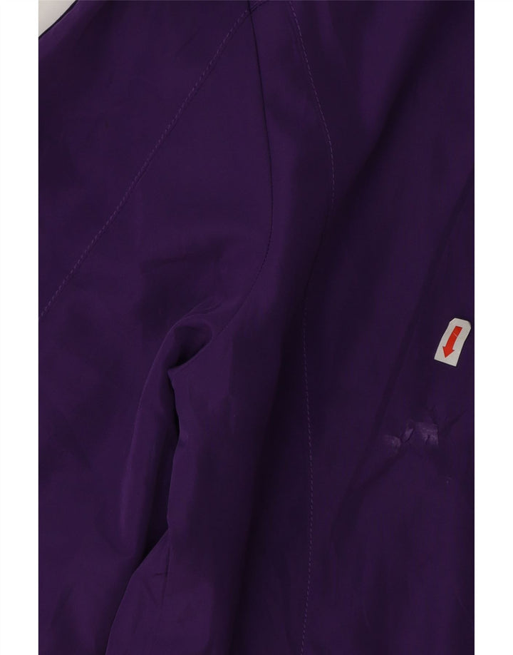 Adidas Damen Regenjacke UK 14 Large Lila Polyester