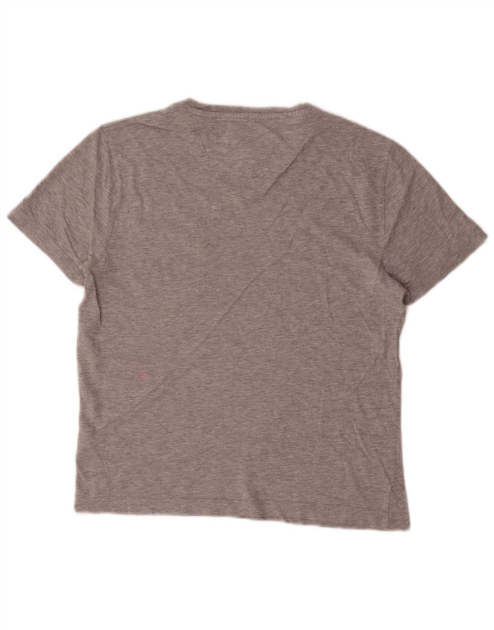 Penguin Herren T-Shirt Top Small Grau Baumwolle