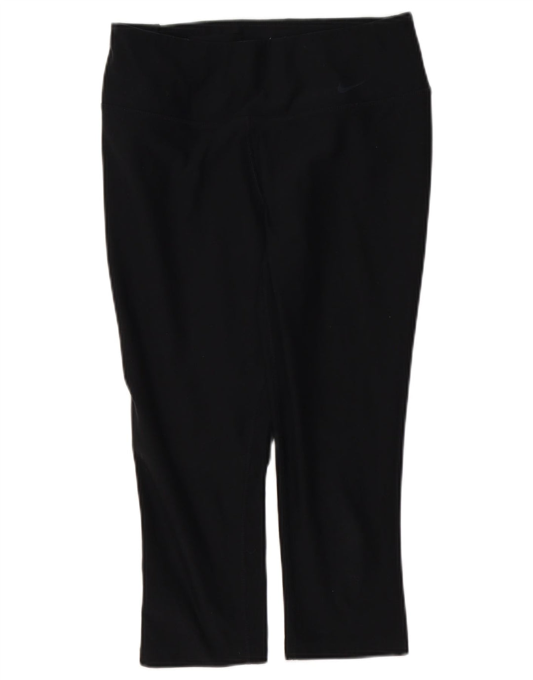 NIKE Damen Dri Fit Capri Leggings UK 12 Medium Schwarz