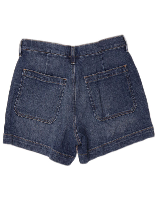 J. Crew Damen-Jeansshorts, W28, mittelmarineblaue Baumwolle