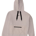 REEBOK Damen Übergroßer Kapuzenpullover UK 4/6 XS Off White Polyester