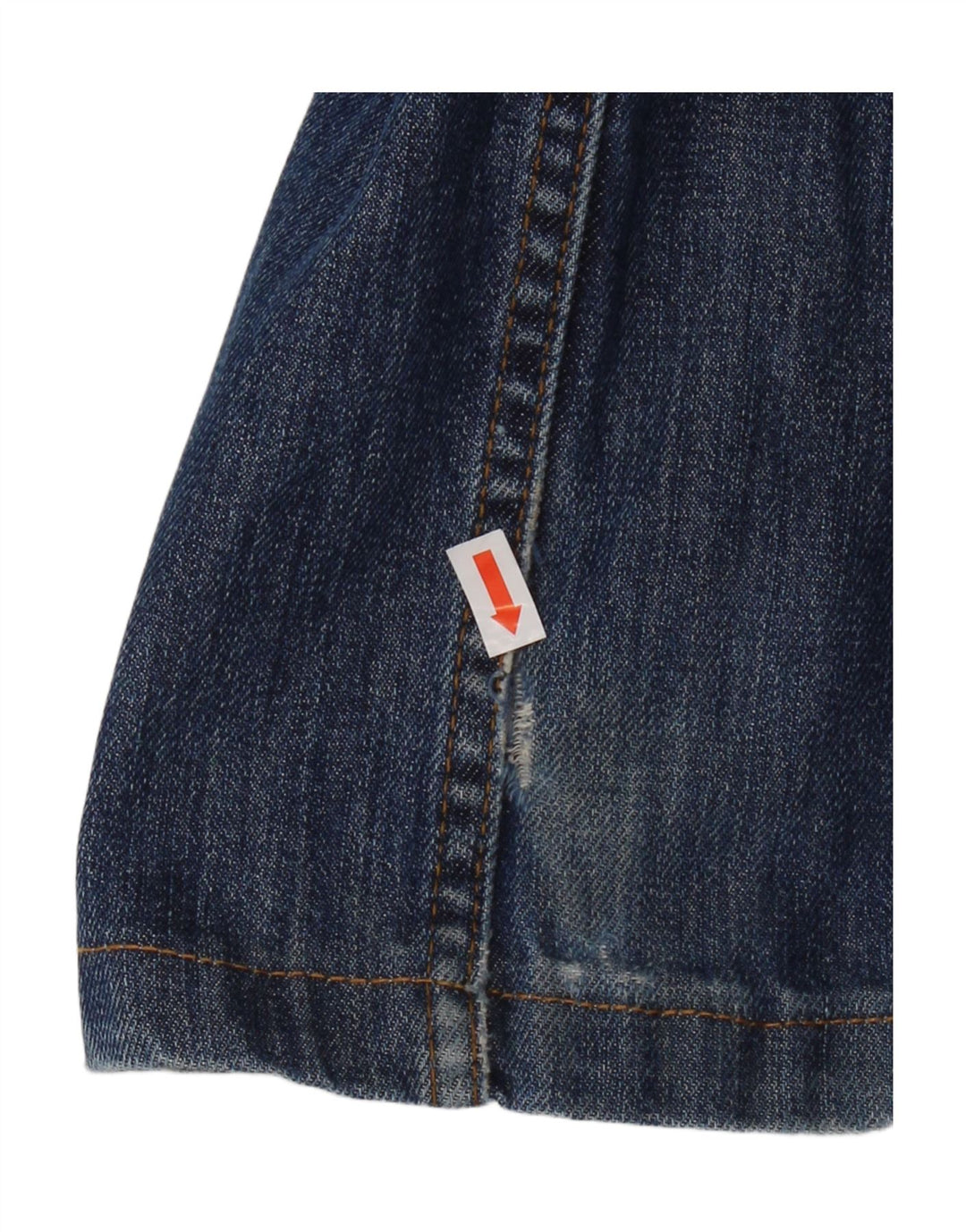 Massimo Dutti Herren Distressed Straight Jeans EU 42 Large W32 L29 Blau