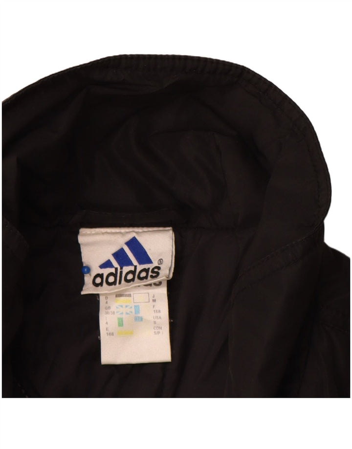 Adidas Herren Regenjacke UK 36/38 Small Schwarz Polyamid