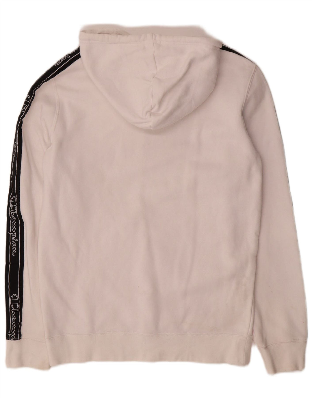 CHAMPION Herren-Kapuzenpullover mit Grafik, Größe S, Weiß, Farbblock