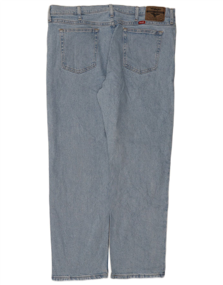 Wrangler Herren Straight Jeans W38 L30 Blaue Baumwolle