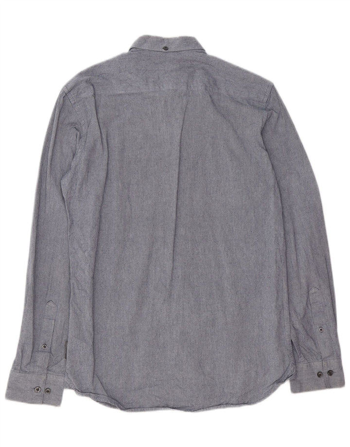 FRENCH CONNECTION Herrenhemd, Größe S, Blau, Baumwolle