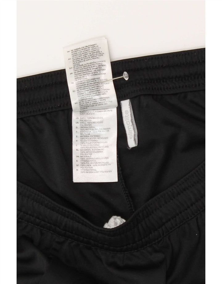 Adidas Herren Climalite Sportshorts, groß, schwarzes Farbblock-Polyester