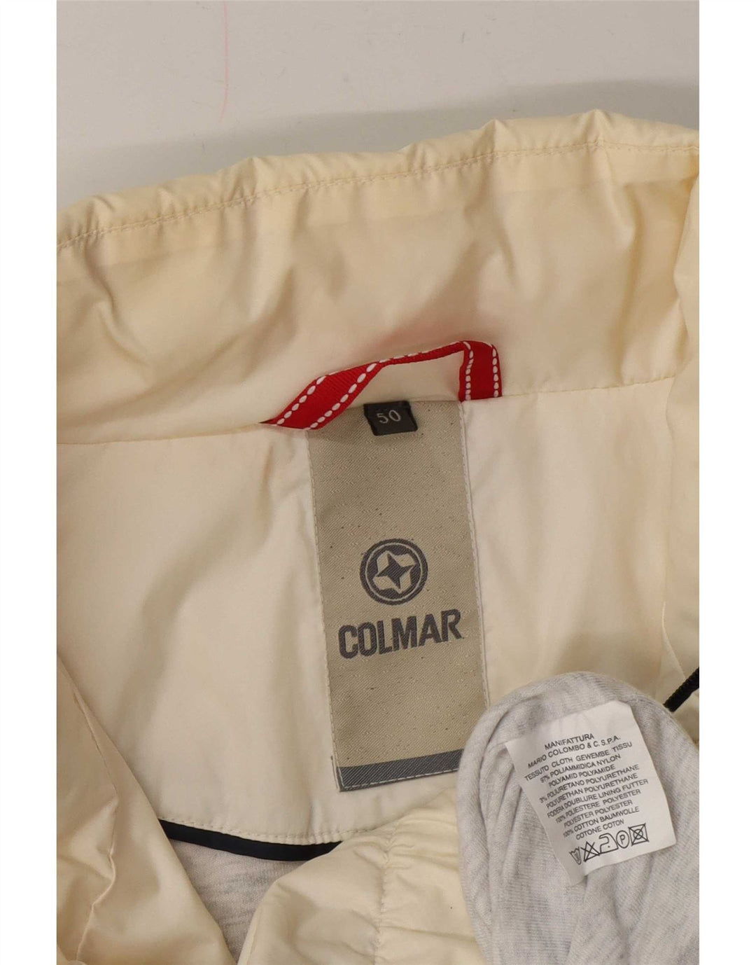 Colmar Herren Regenjacke IT 50 Medium Off White Polyamid
