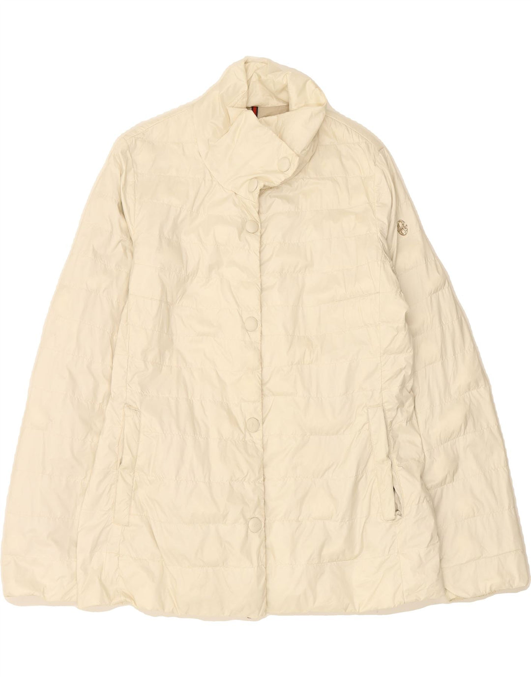 CONTE OF FLORENCE Womens Padded Jacket IT 48 XL Off White Vintage Conte of Florence and Second-Hand Conte of Florence from Messina Hembry 