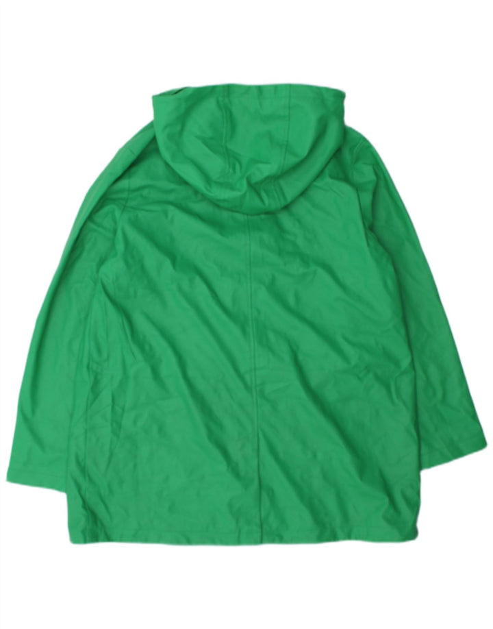 Zara Regenjacke mit Kapuze für Mädchen, 13–14 Jahre, grünes Polyethylen