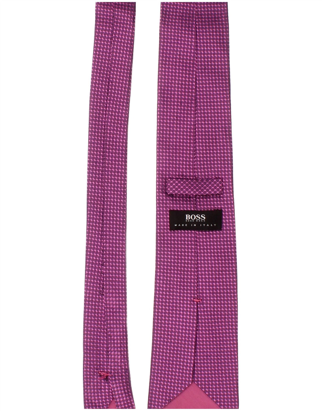 Hugo Boss Herren-Krawatte, Einheitsgröße, lila gepunktet, klassisch