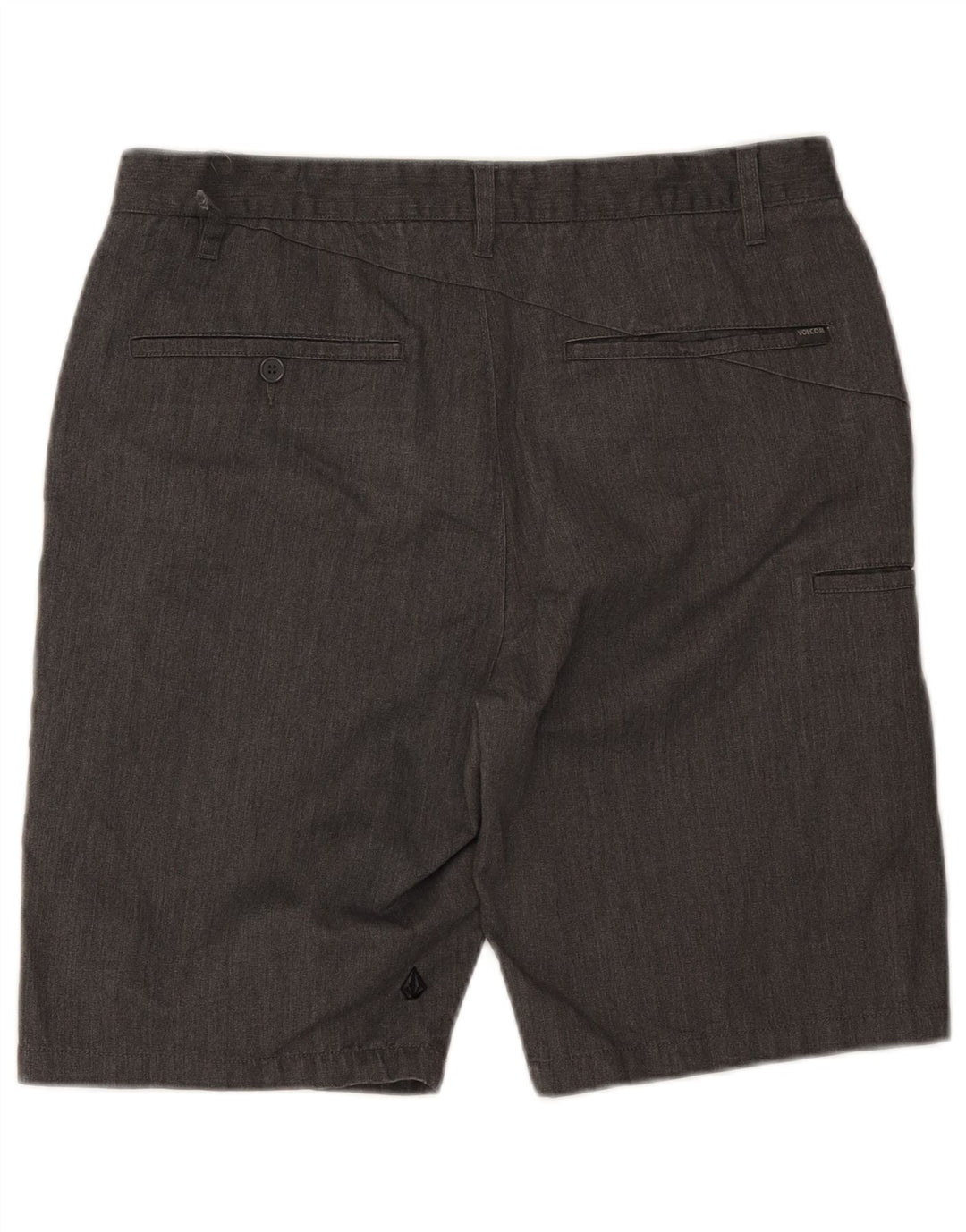 Volcom Herren-Chinoshorts W34, große, grau gefleckte Baumwolle