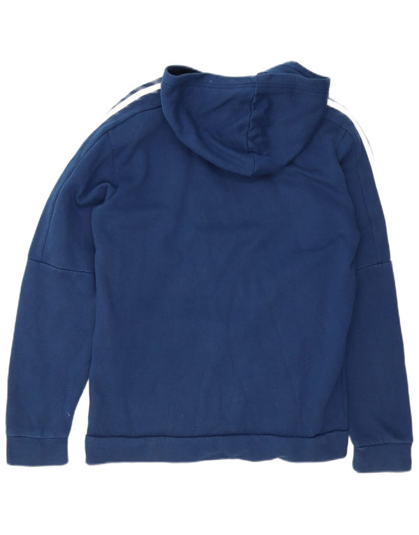 Adidas Herren Kapuzenpullover, klein, marineblau, Baumwolle