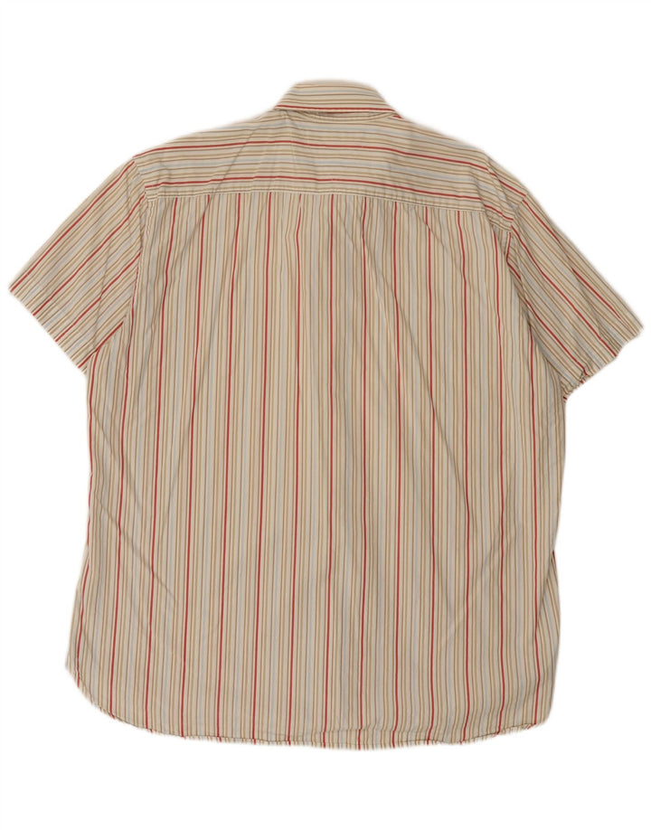 Tommy Hilfiger Herren Kurzarmhemd XL Mehrfarbig Nadelstreifen