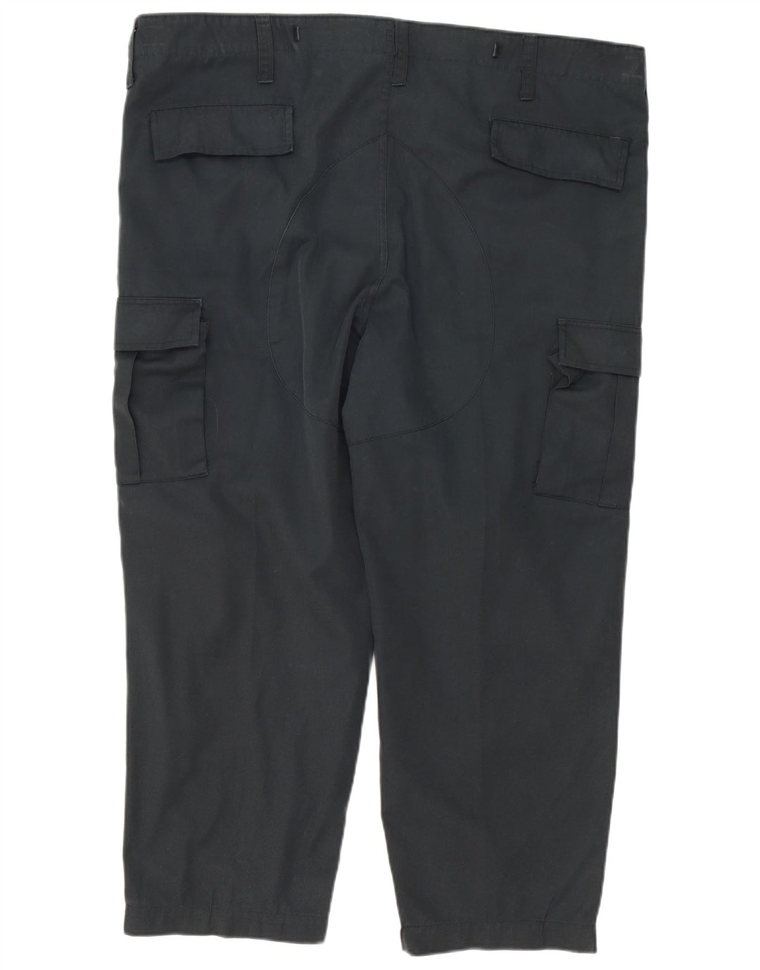 Vintage Herren Tapered Cargohose XL W40 L27 Schwarz Polyester