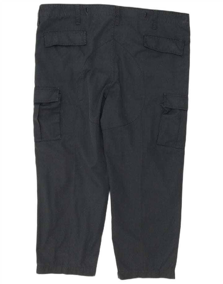 Vintage Herren Tapered Cargohose XL W40 L27 Schwarz Polyester