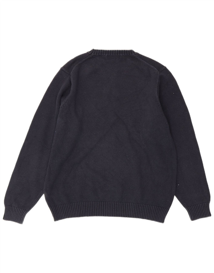MARKS & SPENCER Herren-Pullover mit Rundhalsausschnitt, Gr. 38/40, mittleres Marineblau