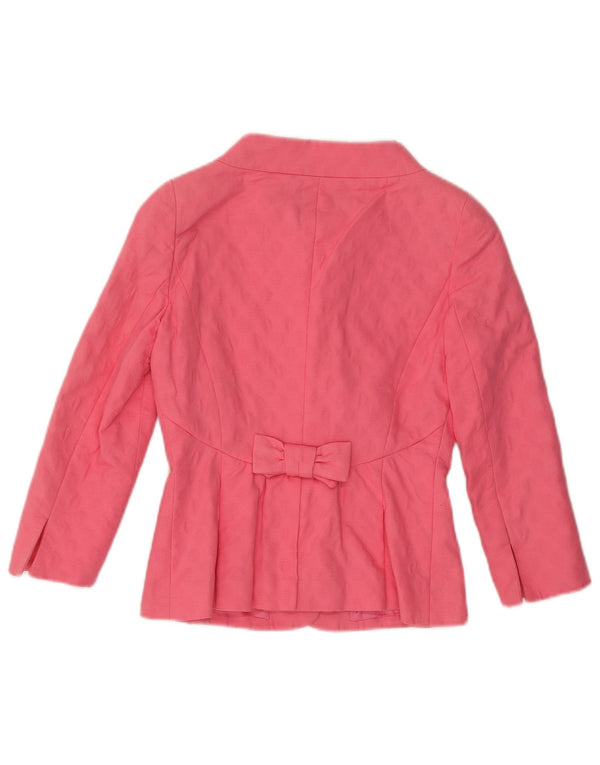 LUISA SPAGNOLI Damen Blazerjacke mit 3/4-Ärmeln und 5 Knöpfen IT 40 Small Pink