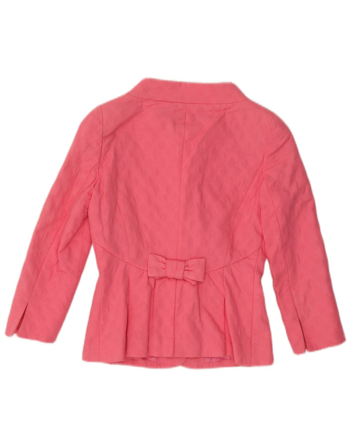 LUISA SPAGNOLI Damen Blazerjacke mit 3/4-Ärmeln und 5 Knöpfen IT 40 Small Pink