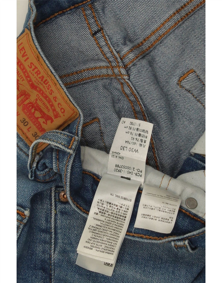 Levi's Herren 511 Slim Jeans W30 L30 Blaue Baumwolle