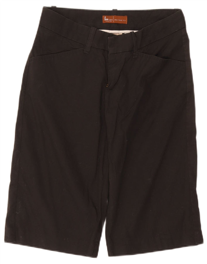 LEE Damen Freizeitshorts US 3 Small W27 Schwarze Baumwolle