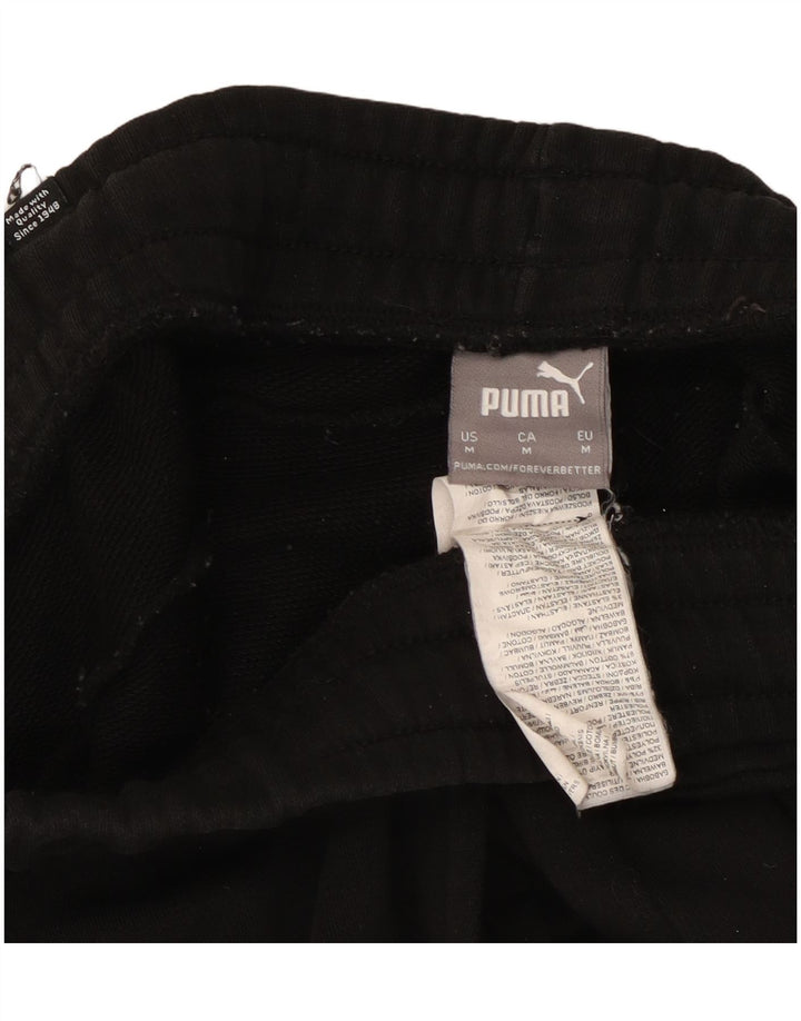 PUMA Herren-Trainingshose, Jogginghose, mittelschwarz, Baumwolle