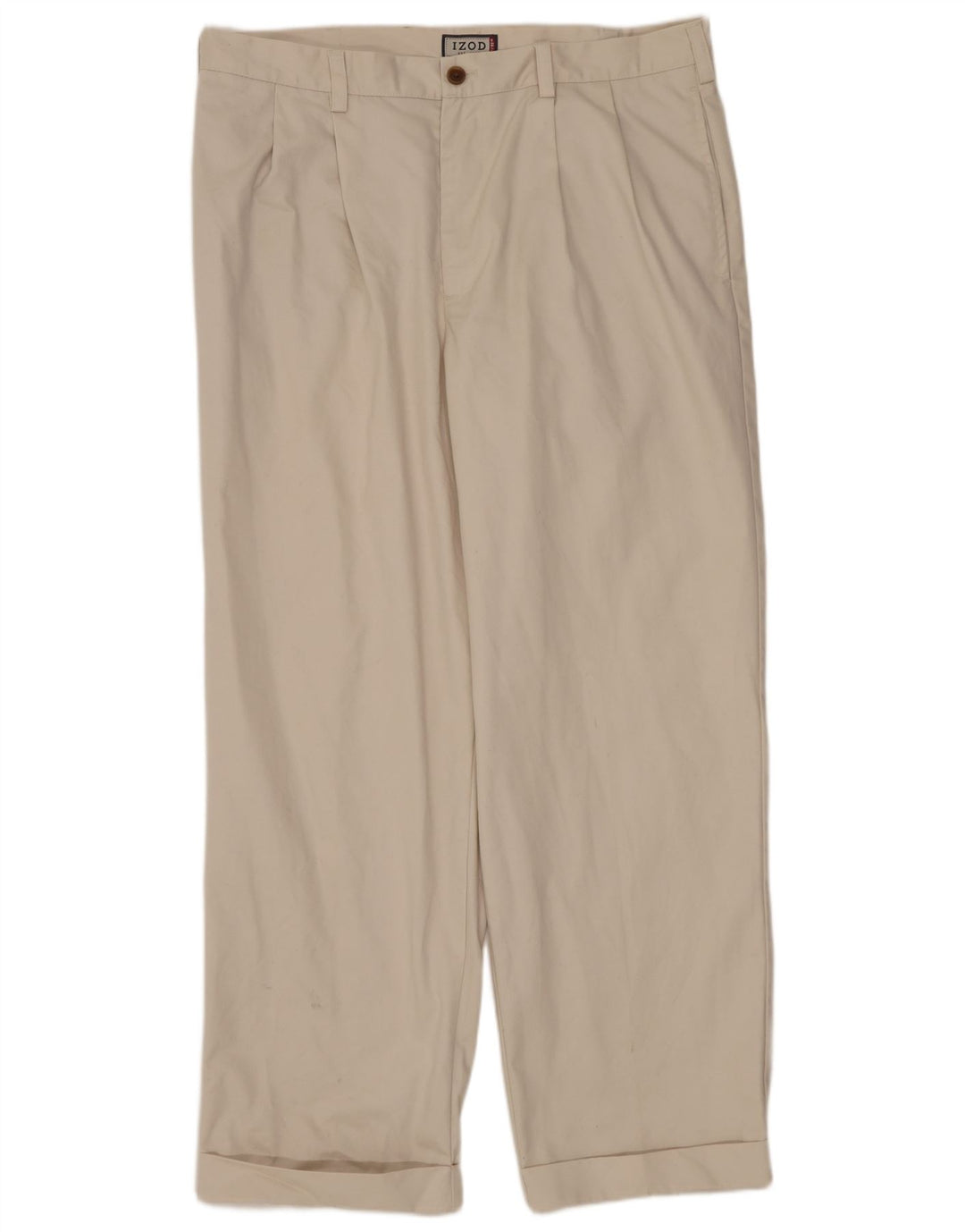 IZOD Herren-Chinohose mit Pegged, W36, L32, beige Baumwolle