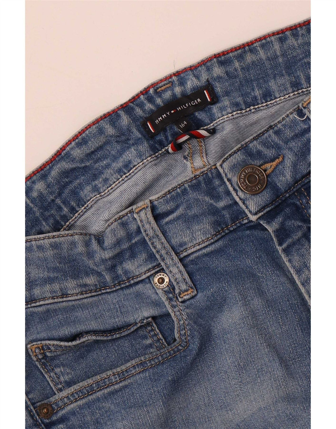 Tommy Hilfiger Slim-Jeans für Jungen, 13–14 Jahre, W28, L30, Blau