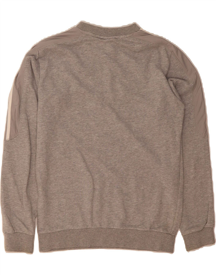 ADIDAS Mens Sweatshirt Jumper XS Grey Cotton Vintage Adidas and Second-Hand Adidas from Messina Hembry 