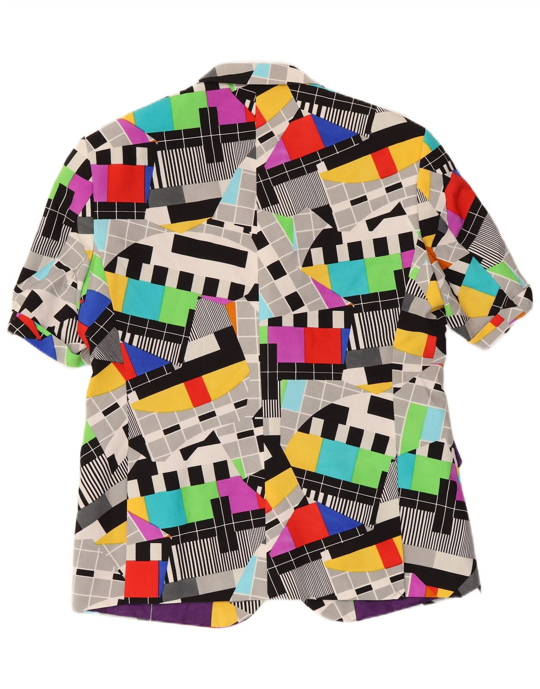 Opposuits Herren-Blazer mit 2 Knöpfen, Gr. 46, 3XL, mehrfarbig, geometrisch