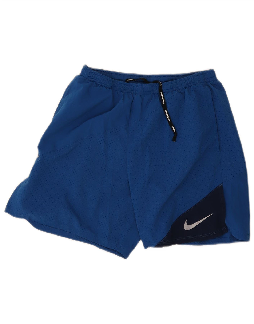 Nike Herren Dri Fit Sportshorts in mittelblauem Farbblockdesign